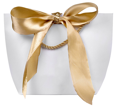 Çantë për dhurata Troli Gold Ribbon M