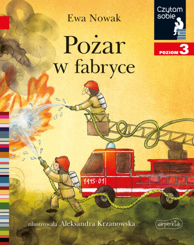 Libër për kalamaj Fire in the Factory I Read by Myself Level 3, anglisht
