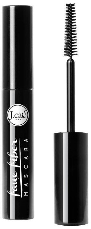 Maskarë J.Cat Beauty Love Live Lash Faux Fiber, efekt zgjatës, efekt dendësues, e zezë