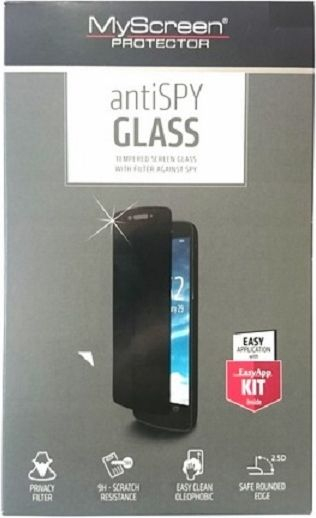 Заштитно стакло MyScreenProtector antiSPY Glass за iPhone 7 8 SE, заштита на приватност, калено стакло, транспарентно
