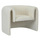 Fotelje HomeMarkt Riker HM9682.04, 92x74x69cm, moderne, e bardhë