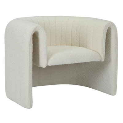 Fotelje HomeMarkt Riker HM9682.04, 92x74x69cm, moderne, e bardhë