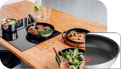 Сет тенџериња и тави Tefal Ingenio Emotion, 11 делови, не'рѓосувачки челик, за индукција