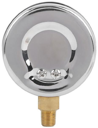 Manometër vakumi Value Small, Ø62mm, lidhje 1/8" NPT, ngjyrë argjendtë
