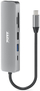 Hub USB C Port Designs 900162, 4K HDMI, Power Delivery 100W, argjendtë