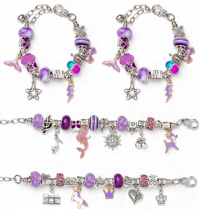 Set rruzullash Princess bead set 3174831_F, për bizhuteri, vjollcë