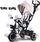 Tricikel për fëmijë Tiny Bike SP0650, 3 në 1, me tendë, bezhë