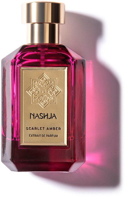 Parfum Mashia Scarlet Amber Extrait de Parfum, për gra, shishe rubin