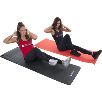 Dyshek fitnesi Pure2Improve NBR, 180x60x1cm, antirrëshqitës, i zi