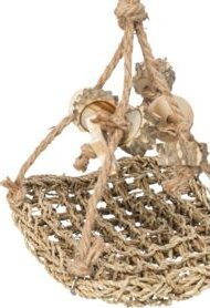 Lëkundëse për kafaz Trixie Swing, bari deti, 19 x 19 cm, ngjyrë natyrale