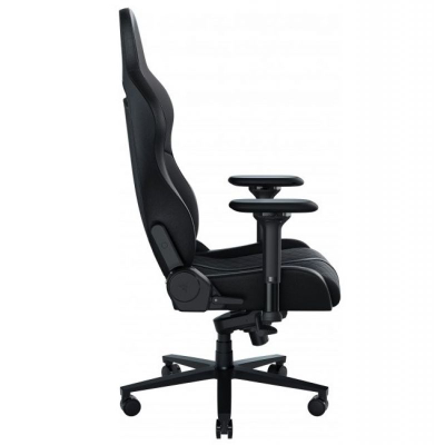 Karrige gaming Razer Enki, lëkurë sintetike, shtrihet deri 152°, e zezë