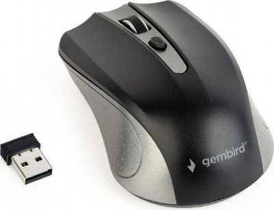 Maus Gembird MUSW-4B-04-GB, wireless, USB, i zi dhe i hirt