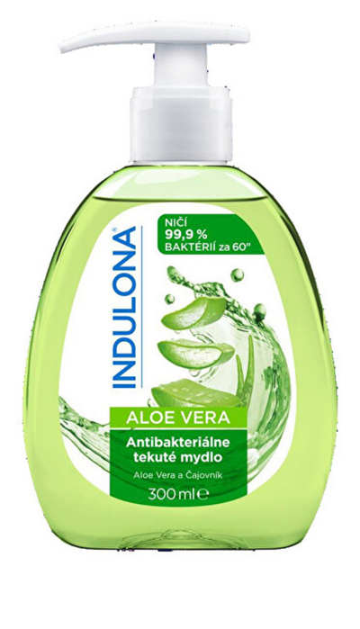 Sapun antibakterial Indulona Aloe Vera, 300 ml