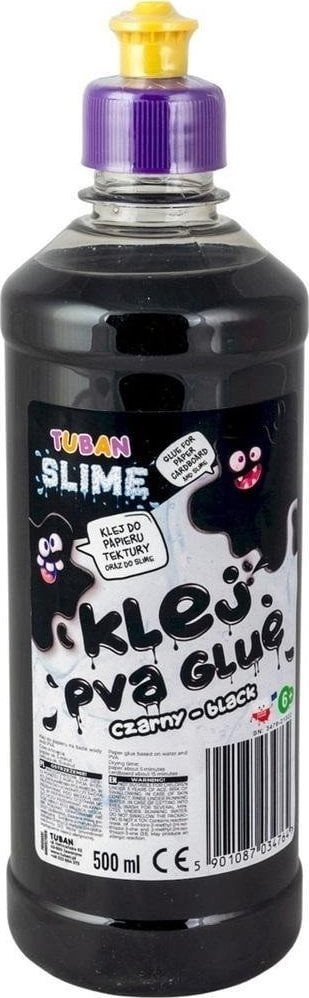 Ngjitës PVA Tuban Black, 500ml, për slime, i zi