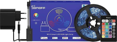 Shirit LED i zgjuar SONOFF L2 RGB, Bluetooth, me komandë nga aplikacioni, shumëngjyrësh