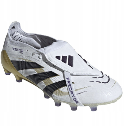 Këpucë futbolli Adidas Predator Elite AG M JR4771, për bar artificial, të bardha