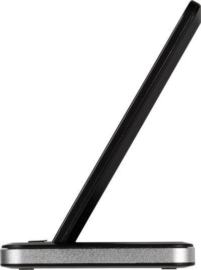 Karikues wireless Vivanco 61340, standard Qi, me bazë stand, i zi