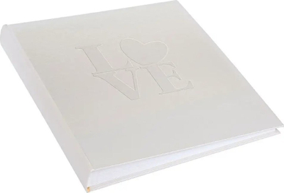 Album fotografish për dasëm Goldbuch White Love, 30x31cm, 60 faqe, i bardhë