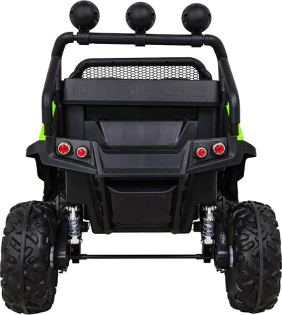 Makinë elektrike fëmijësh Mercedes Benz Unimog JL199, 4x4, 102 cm, e gjelbër