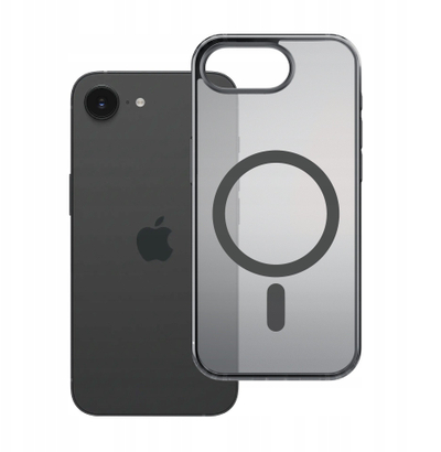 Mbrojtëse telefoni 3MK Frosty MagCase, për iPhone 16e, MagSafe, e zezë