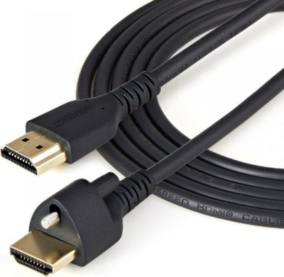 Kabllo HDMI StarTech.com 2m, 4K 60Hz HDR, me vidë bllokuese, e zezë