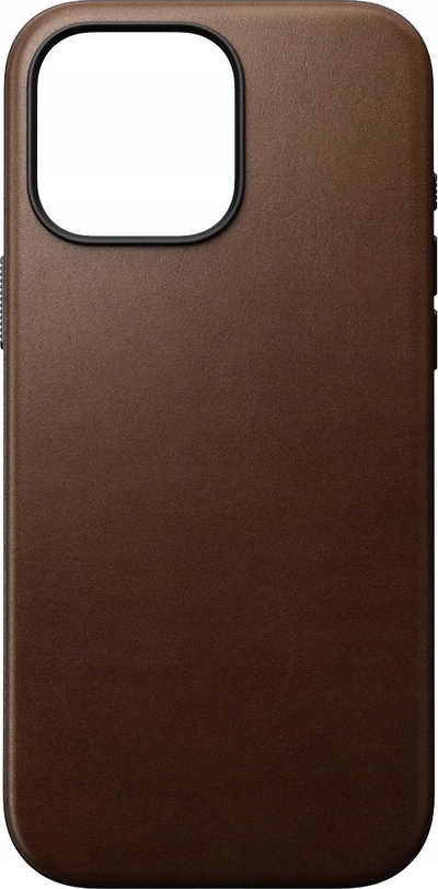 Maskë telefoni Nomad Modern Leather, për iPhone 16, lëkurë natyrale, e kaftë