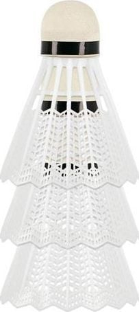 Шатлкок бадминтон WISH S-360, најлон, сет 3 парчиња, бели