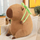 Lodër pelushi Gotel Capybara With Turtle Backpack, 40cm, shumëngjyrëshe