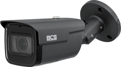 IP камера BCS BCS-L-TIP58VSR6-Ai1-G(2), 8MP, мото-зум леќа 2.7–12mm, бела