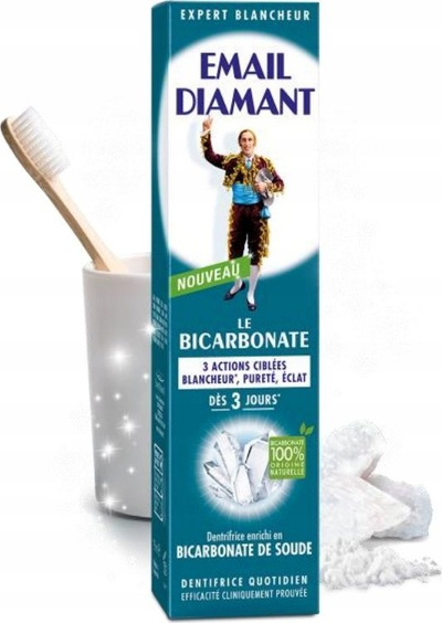 Pastë dhëmbësh Email Diamant Le Bicarbonate, zbardhuese, 75ml