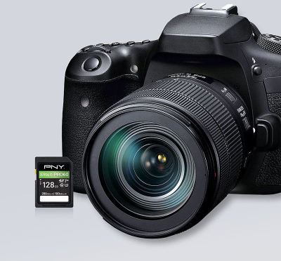 Kartë memorie PNY EliteX PRO60, SDXC 128GB, UHS II V60, e zezë