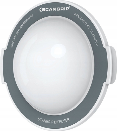 Difuzer drite SCANGRIP Scan 3.575, për NOVA 4K, me magnet, i bardhë