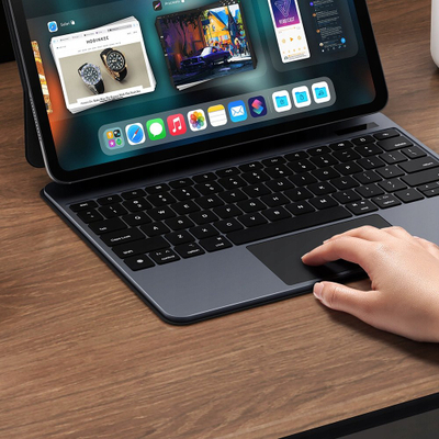 Kapak me tastierë Dux Ducis MK Series për Apple iPad Pro 13" 2024, Bluetooth, folio, i zi