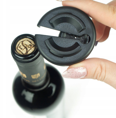 Hapës verë elektrik Waco Winemaster OW7, me bateri të rikarikueshme, çelik inox i zi