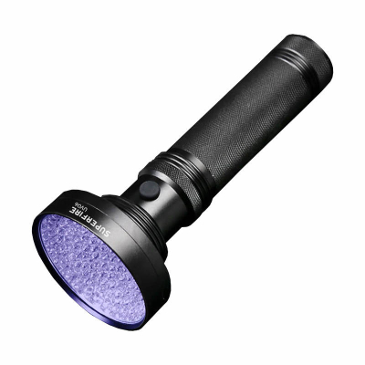 Elektrik dore Superfire UV06, dritë UV 395 nm, 6x AA, i zi