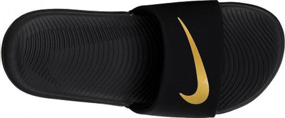 Sandale për fëmijë Nike Kawa, rrëshqitëse, shollë e butë, të zeza