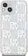 Maskë telefoni DKNY Liquid Glitter Checkered, për iPhone 15, transparente