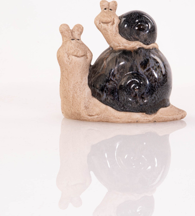 Figurë dekorative kopshti, goca deti, 10 x 11 cm, shumëngjyrëshe