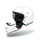 Helmetë modulare Airoh J 110 Color, Composite Carbon, madhësia S, e bardhë