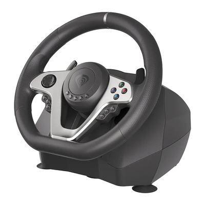 Timon lojërash Genesis Seaborg 400 NGK-1567, rrotullim 270°-900°, me pedale, i zi