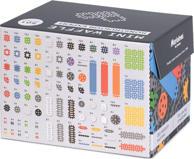 Set konstruktiv Marioinex Mini Waffle Constructor Expert, 501 copa, shumëngjyrësh