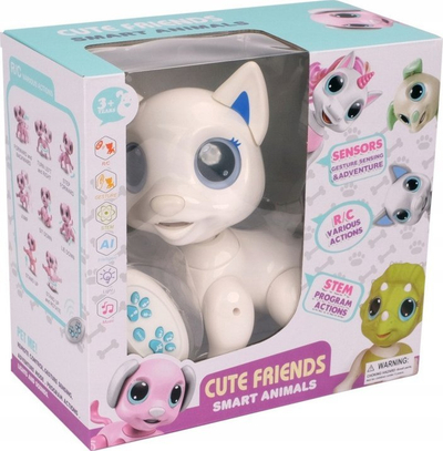 Lodër robotike qen R/C Madej Cyber Dogs, me telekomandë, programim me blloqe, shumëngjyrëshe