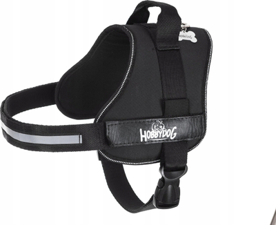 Frerë trupore jo shtrënguese për qen Juliette Harness XXXL, reflektuese, 83-109 cm, e zezë