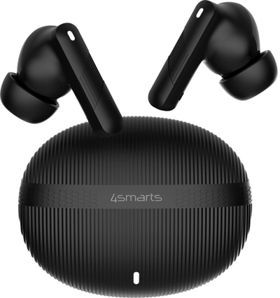 Слушалки без жица 4smarts SkyBuds Pro ANC, безжични, со поништување на бучава, црни
