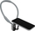 Mbajtëse qafe me magnet TELESIN Max, silikon, lidhje e shpejtë, e zezë