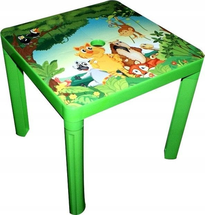 Tavolinë kopshti për kalamoj Star Plus Children's Garden Table, plastike, 46 x 46 x 43 cm, blu