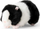 Lodër pelushi World of Nature Guinea Pig, kavie bardh e zi