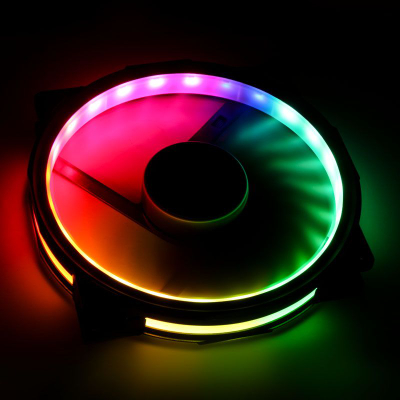 Ventilator PC Thermaltake Riing Plus 20 RGB, 200mm, RGB adresues, i zi