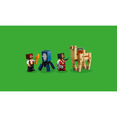 Lodër ndërtime LEGO Minecraft 21259 Pirate Ship Voyage, set piratësh, 8 vjeç, shumëngjyrëshe
