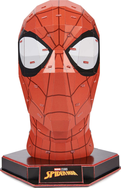 Set lodër për ndërtim 4D Build Marvel Spiderman, figurë 3D, për kalamaj, me shumë ngjyra